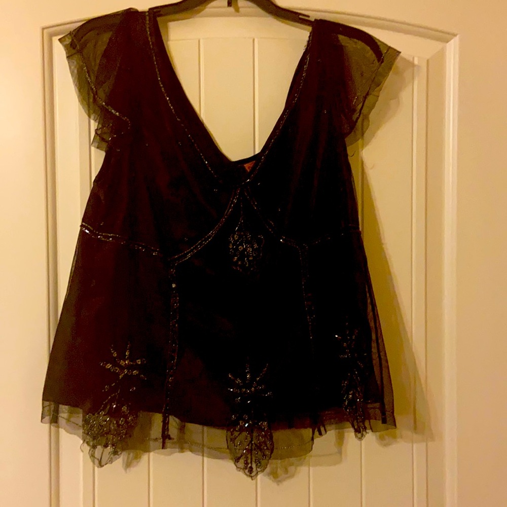 Bandolier Black blouse